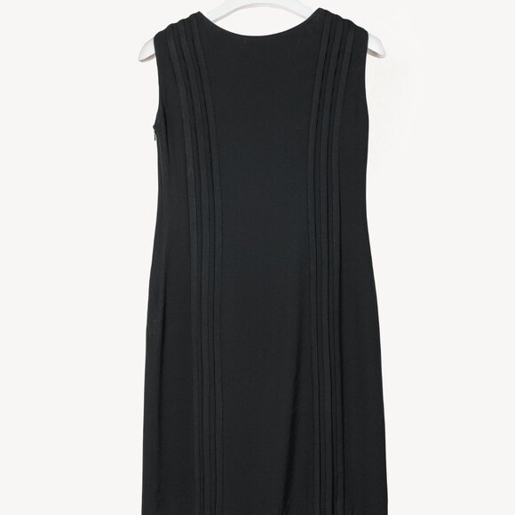 Moschino Cheap and Chic Black Tonal-Piping Sleeveless Dress - Picture 2 of 11